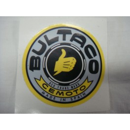 Logo Bultaco en vinilo para lacar