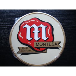 Placa metalica Montesa logo antiguo