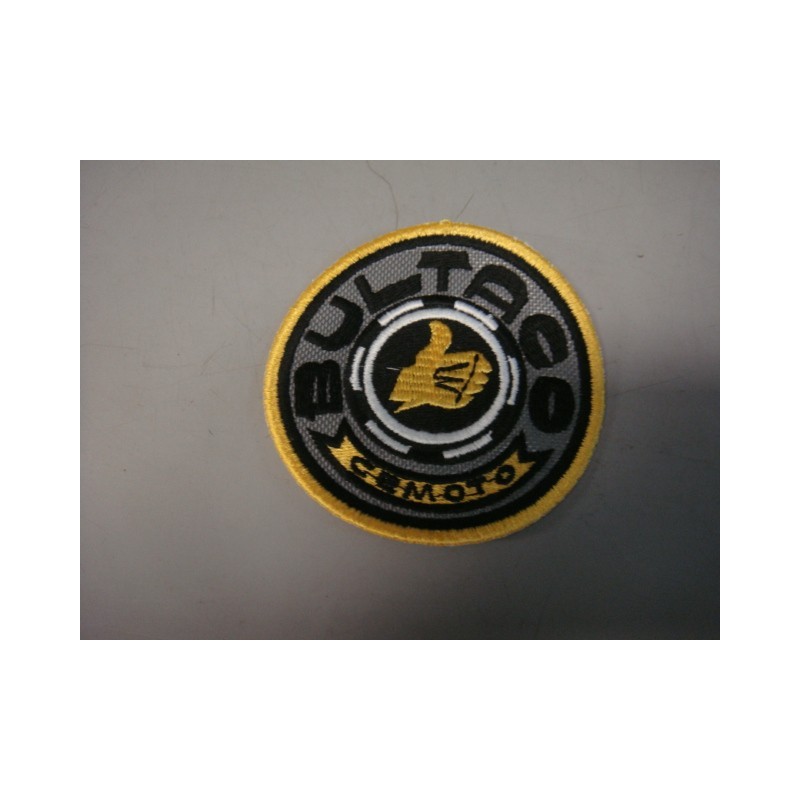 Logo Bultaco bordado gris