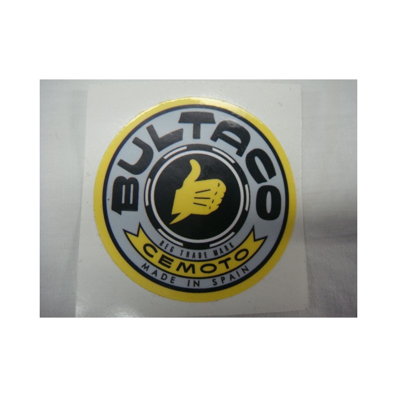 Logo Bultaco en vinilo para lacar