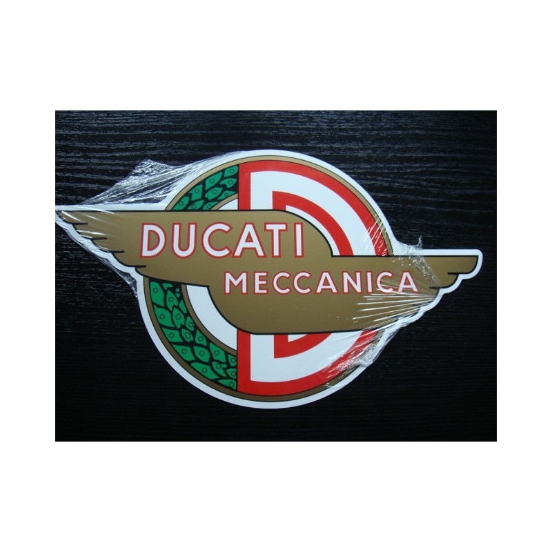 Placa metalica garaje Ducati