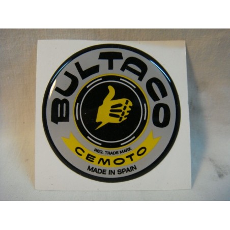 Logo Bultaco en resina