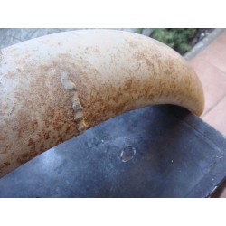 Guardabarros trasero con portamatricula