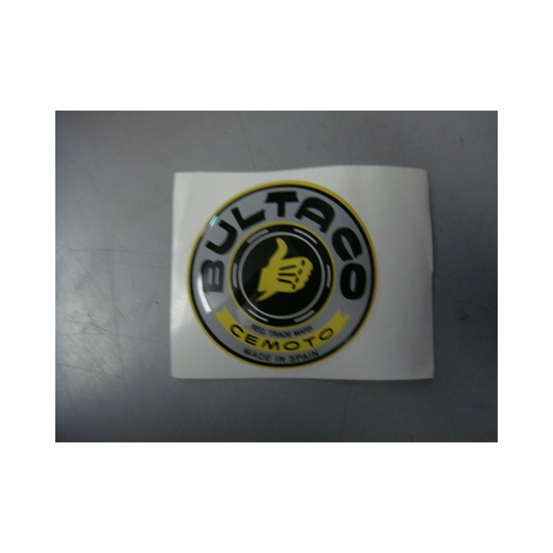 Logo Bultaco en resina