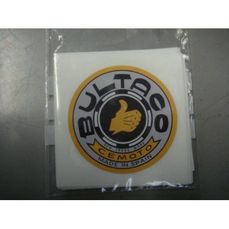 Logo Bultaco en vinilo para lacar