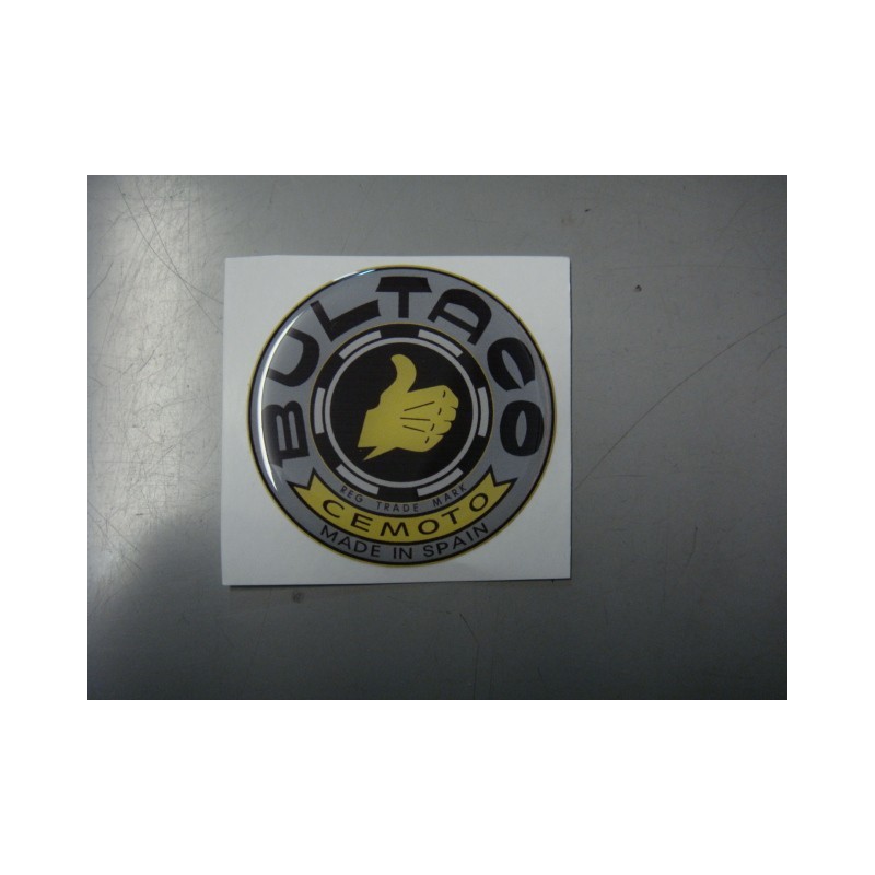 Logo Bultaco en resina