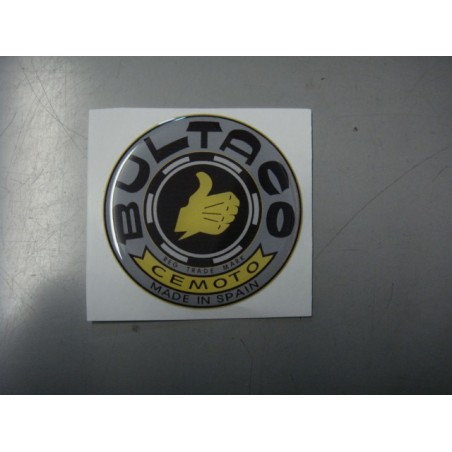 Logo Bultaco en resina